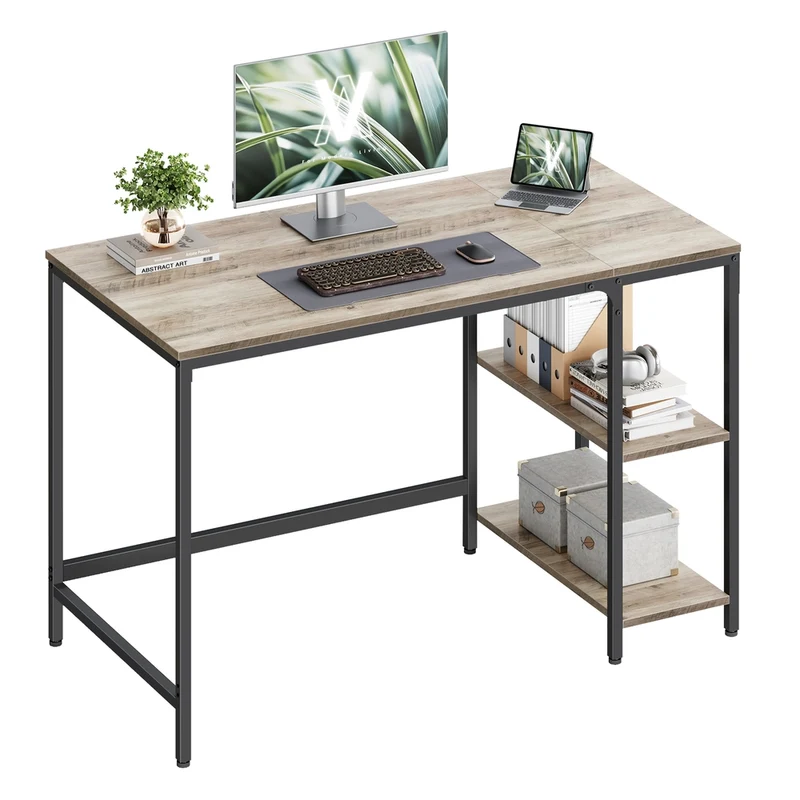 Bürotisch mit 2 Regalebenen
