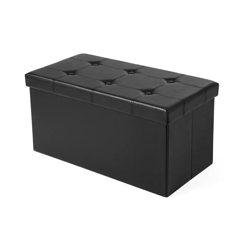 Faltbarer Sitzhocker mit Stauraum