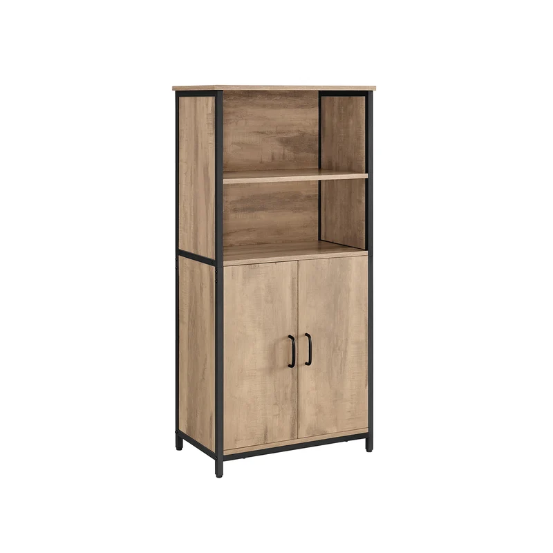 Küchenschrank mit 2 offenen Fächern und einem Schrank