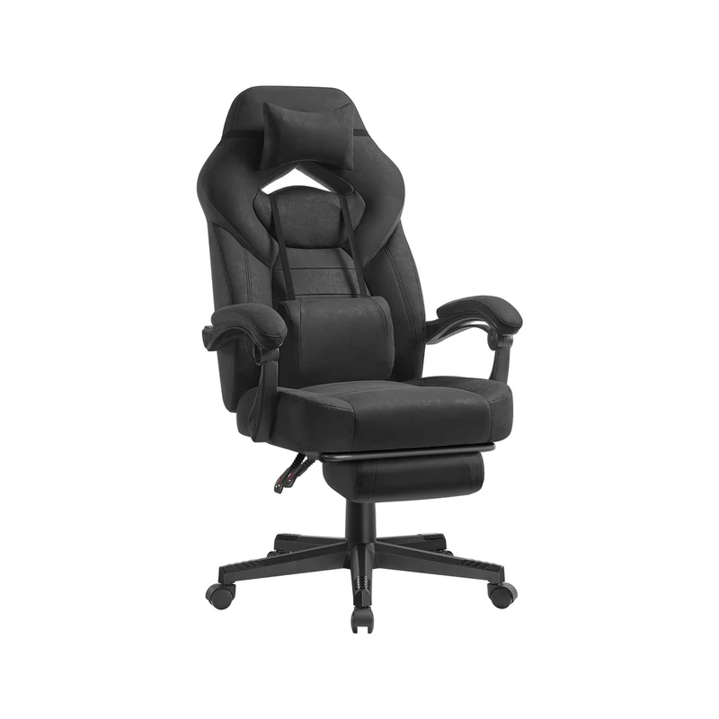Ergonomischer Bürostuhl mit Fußstütze