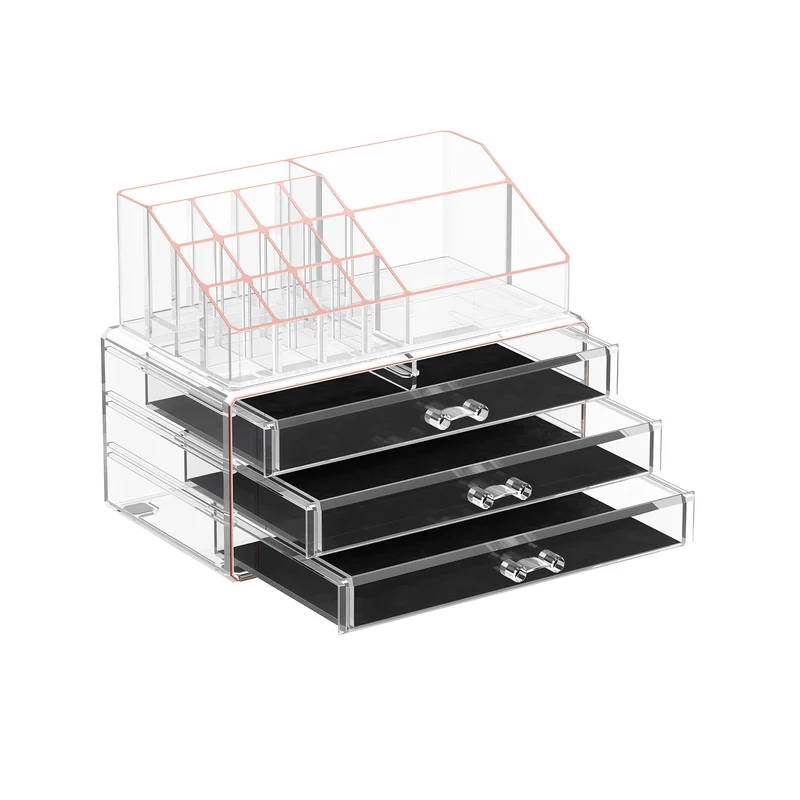 Kosmetik-Organizer mit 3 Schubladen