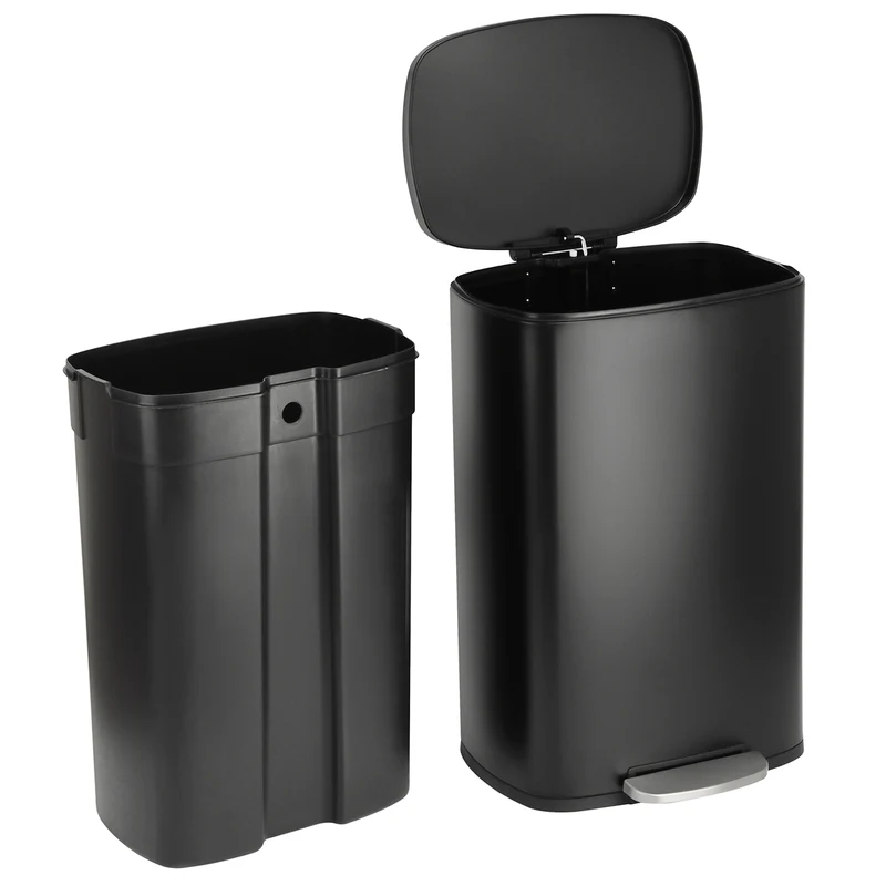 TQ50 Mülleimer 50 Liter Schwarz