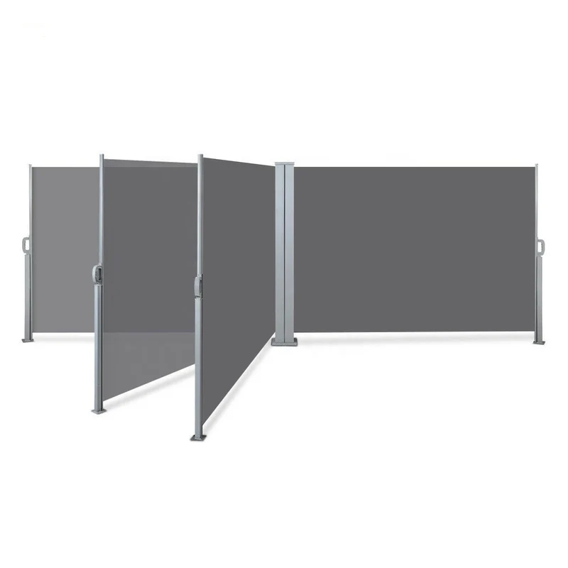 B-Ware SVITA Doppelseitenmarkise 600x200 Hellgrau