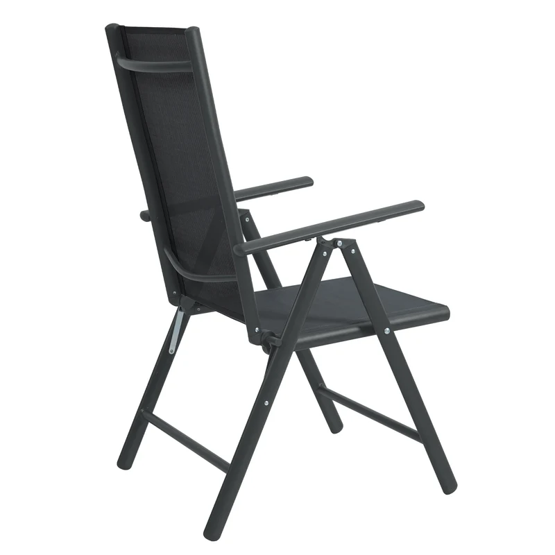 2er Set Gartenstühle Alu