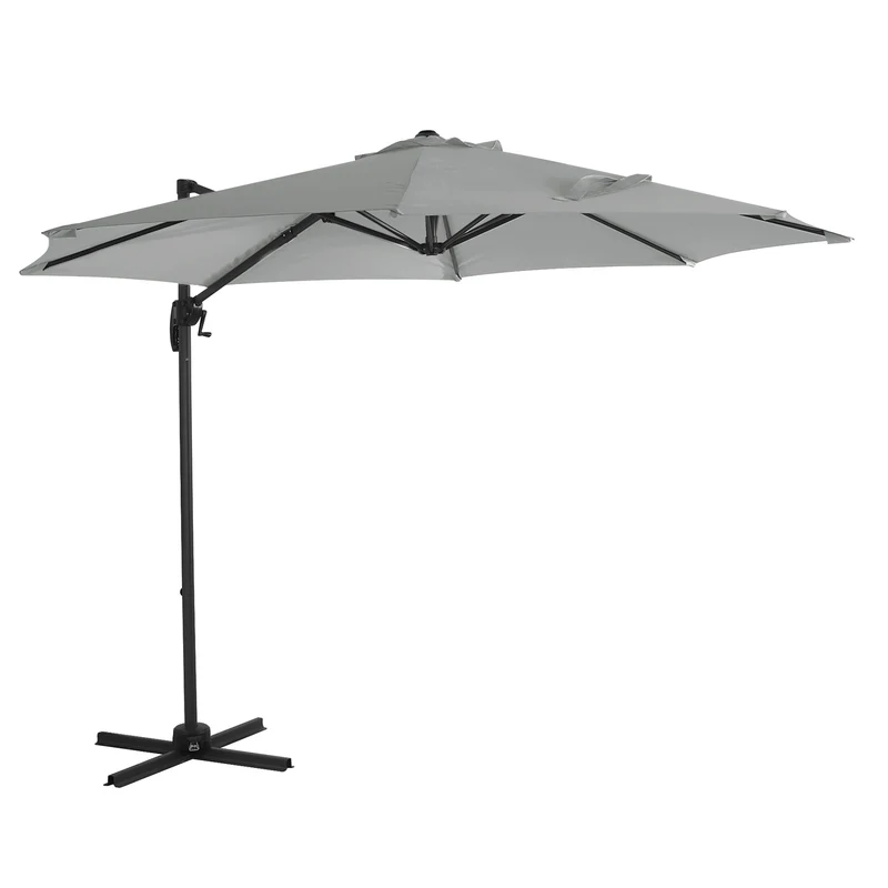 Set Ampelschirm 3m + Haube + Gewichte
