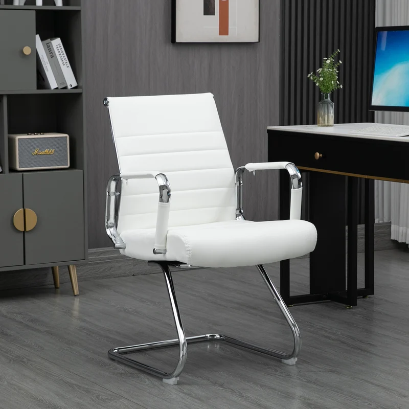 B-Ware 2er Set OFFICE COMFORT Besucherstuhl LB PU Weiß