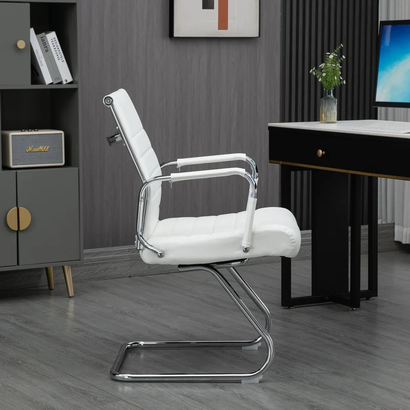 B-Ware 2er Set OFFICE COMFORT Besucherstuhl LB PU Weiß