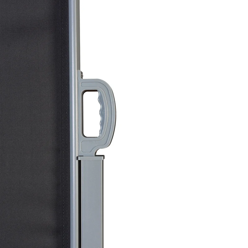 B-Ware Seitenmarkise 500x160cm Dunkelgrau