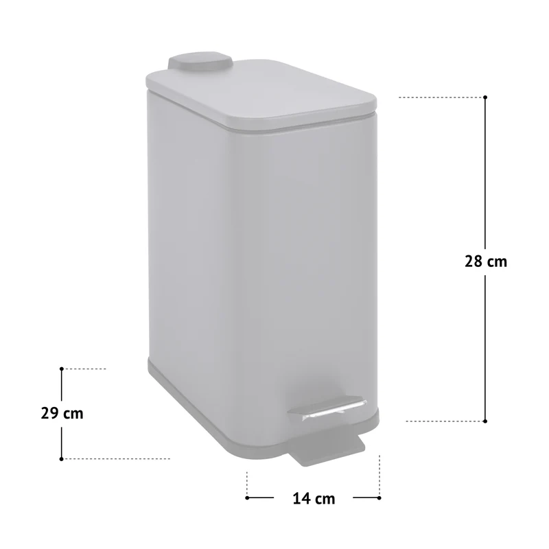 B-Ware ST5 Mülleimer 5L Taupe