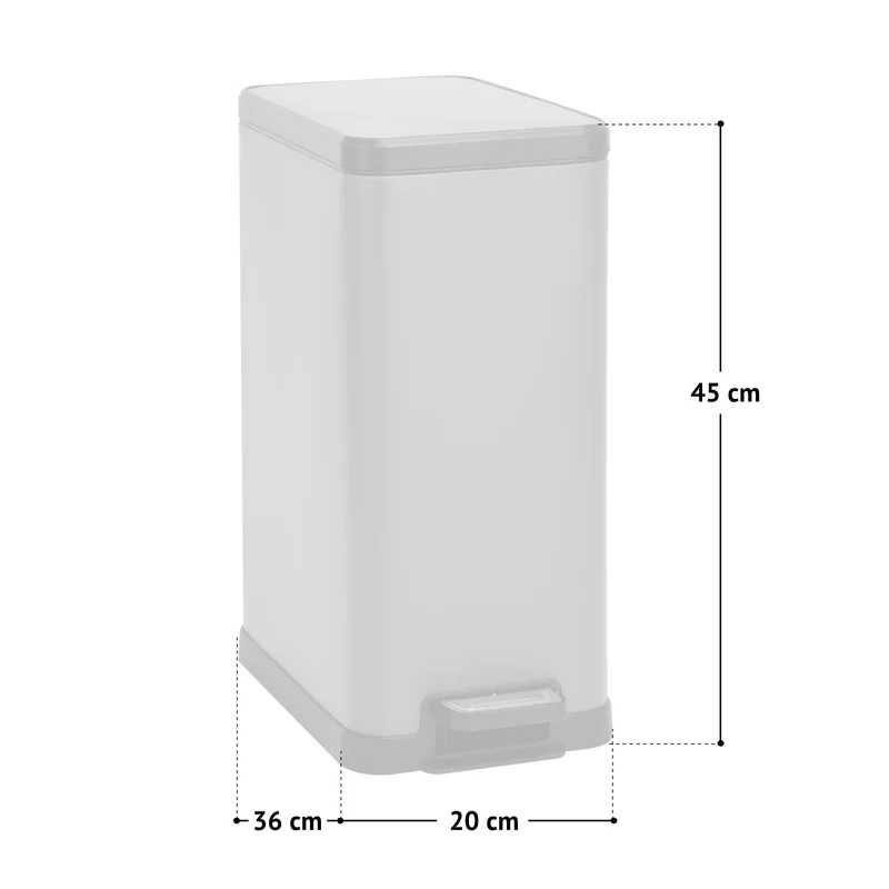 B-Ware STM15 Mülleimer 15L Taupe