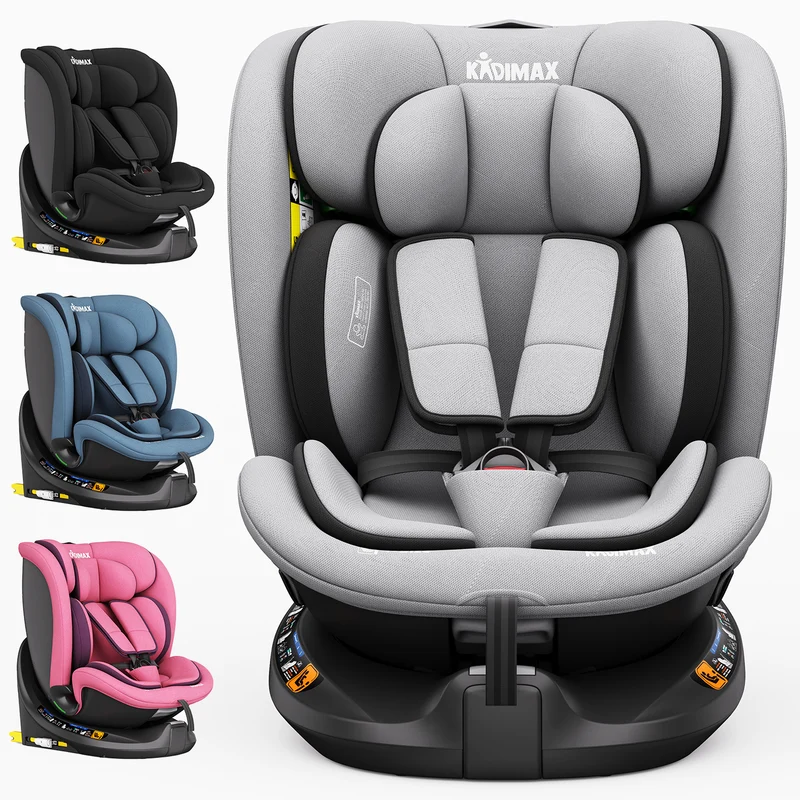Kidimax® Ultima 360 i-Size Kindersitz 40–150cm (0–12 Jahre), drehbar, Isofix, Gruppe 0+/1/2/3 – verschiedene Farben