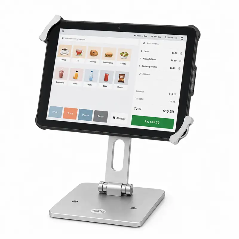 Unitech RT112 Flacher POS-Tablet-Ständer für kompakte Kassen | Agoz