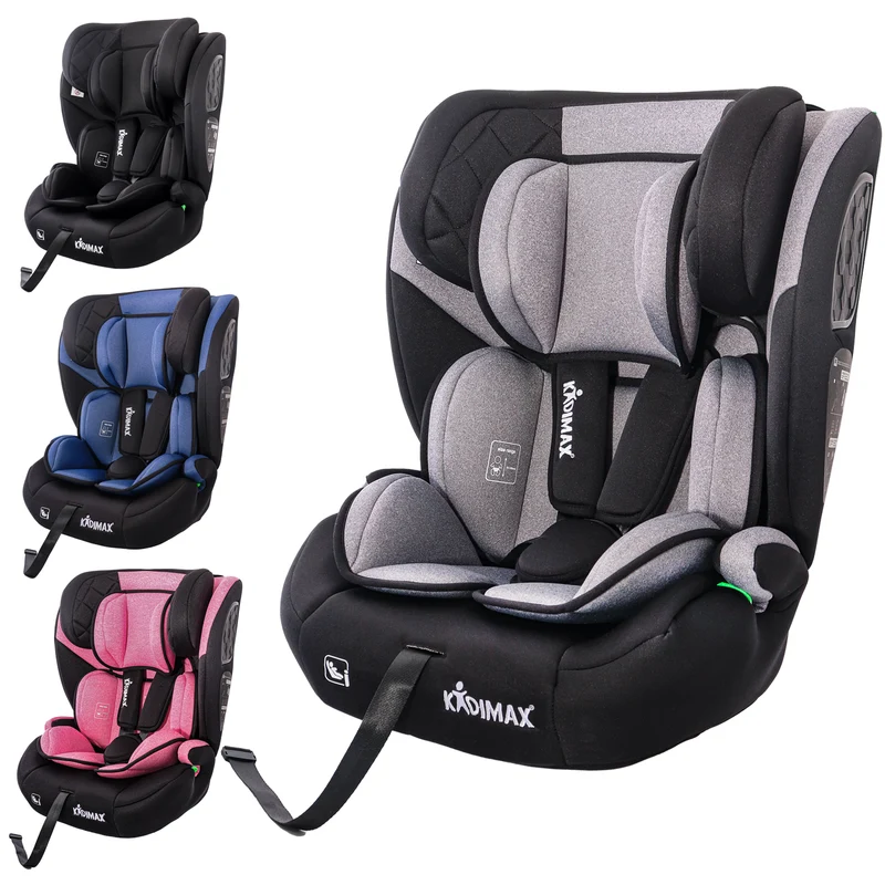 Kidimax® Kindersitz EasyFit 9–36 kg – Mitwachsender Autositz nach ECE R129/03, ohne Isofix