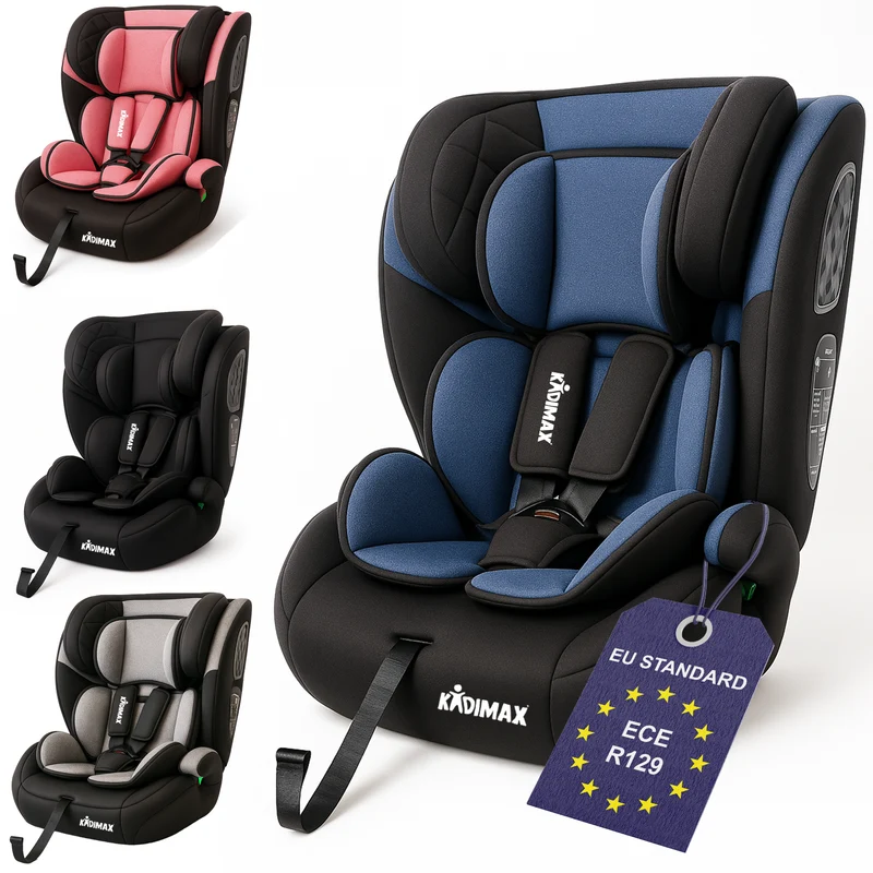 Kidimax® Kindersitz EasyFit 9–36 kg – Mitwachsender Autositz nach ECE R129/03, ohne Isofix