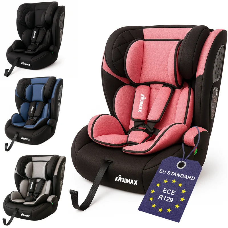 Kidimax® Kindersitz EasyFit 9–36 kg – Mitwachsender Autositz nach ECE R129/03, ohne Isofix