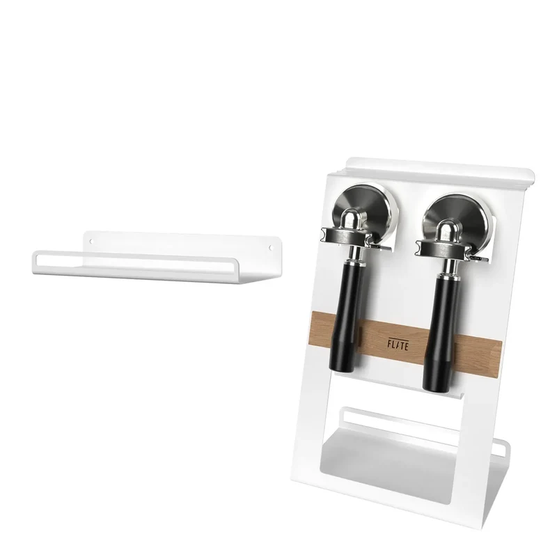 FLATE® Barista Station + Universal Shelf Bundle (Weiß)