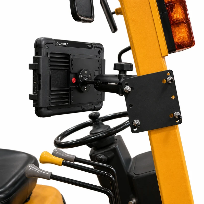 Halterung für Zebra Rugged-Tablet am Gabelstapler | Agoz