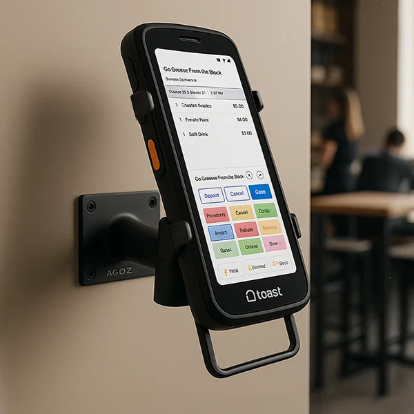 AGOZ Toast Go 3 Handheld POS Wandhalterung Metall-Drehständer