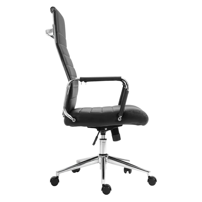 B-Ware OFFICE Comfort Schreibtischstuhl Kunstleder Schwarz