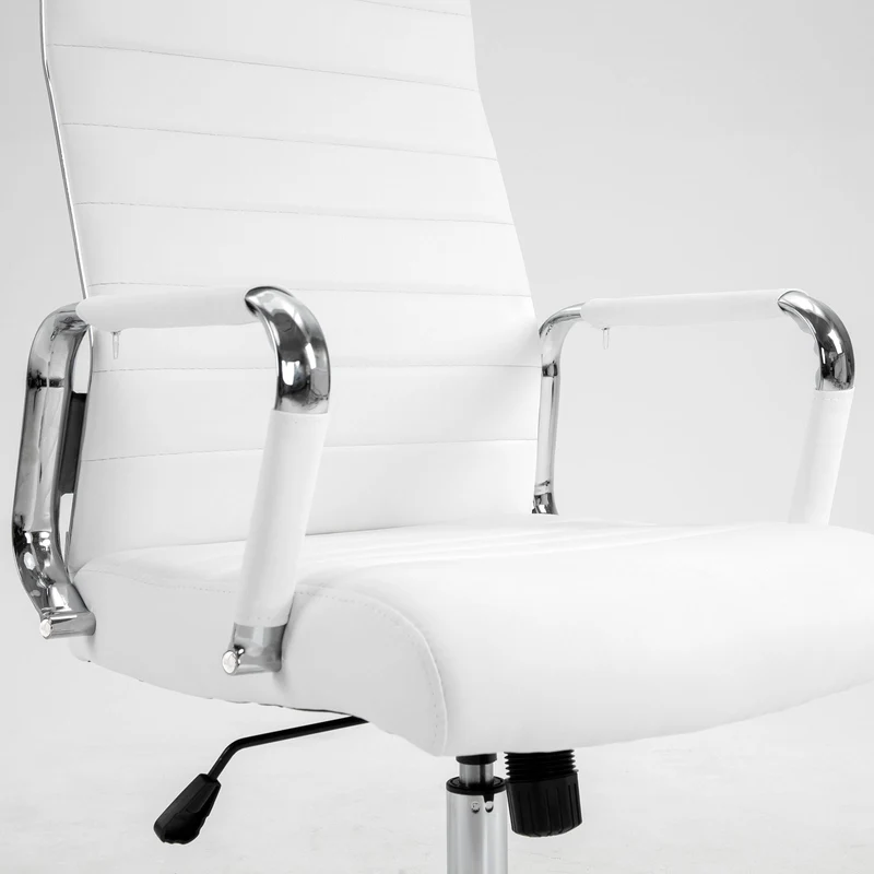B-Ware OFFICE Comfort Schreibtischstuhl Kunstleder Weiß