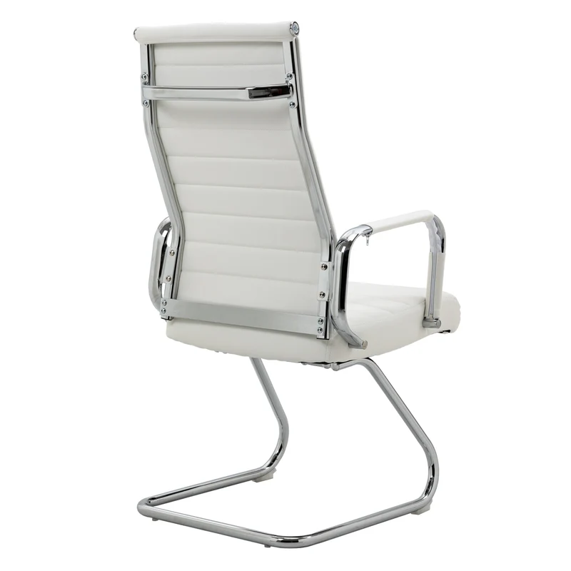 B-Ware 2er Set OFFICE COMFORT Besucherstuhl Kunstleder Weiß