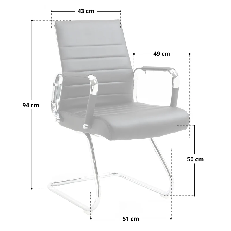 OFFICE COMFORT 2er Set LB Besucherstühle