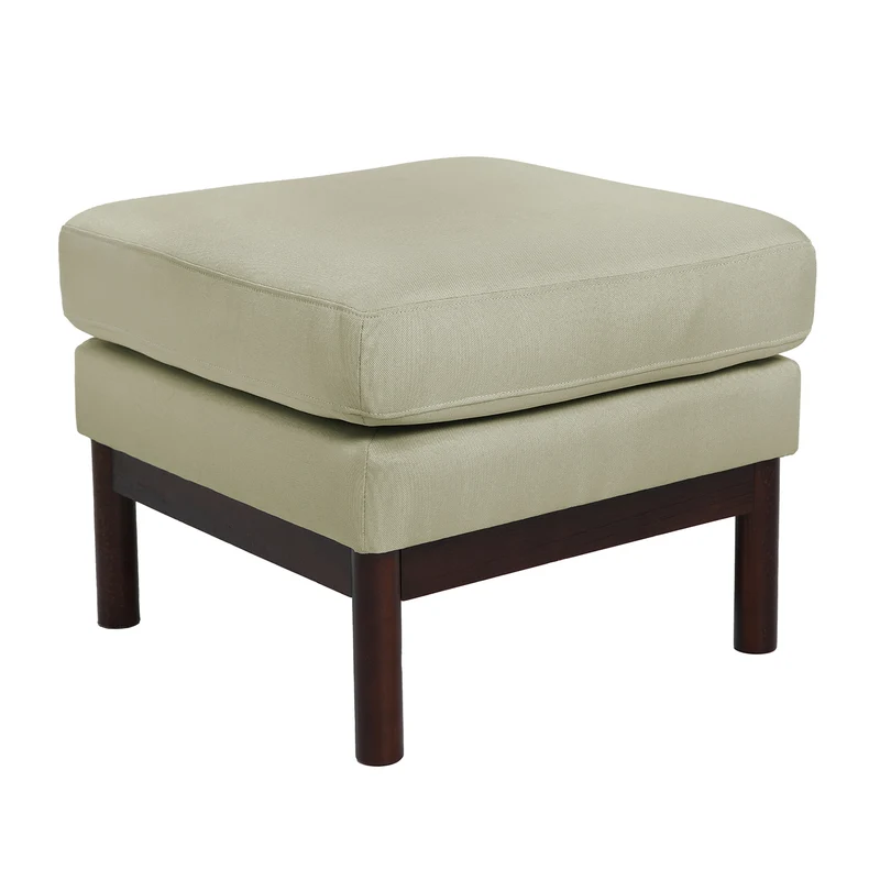 B-Ware HOLLY Hocker Weiß/Braun
