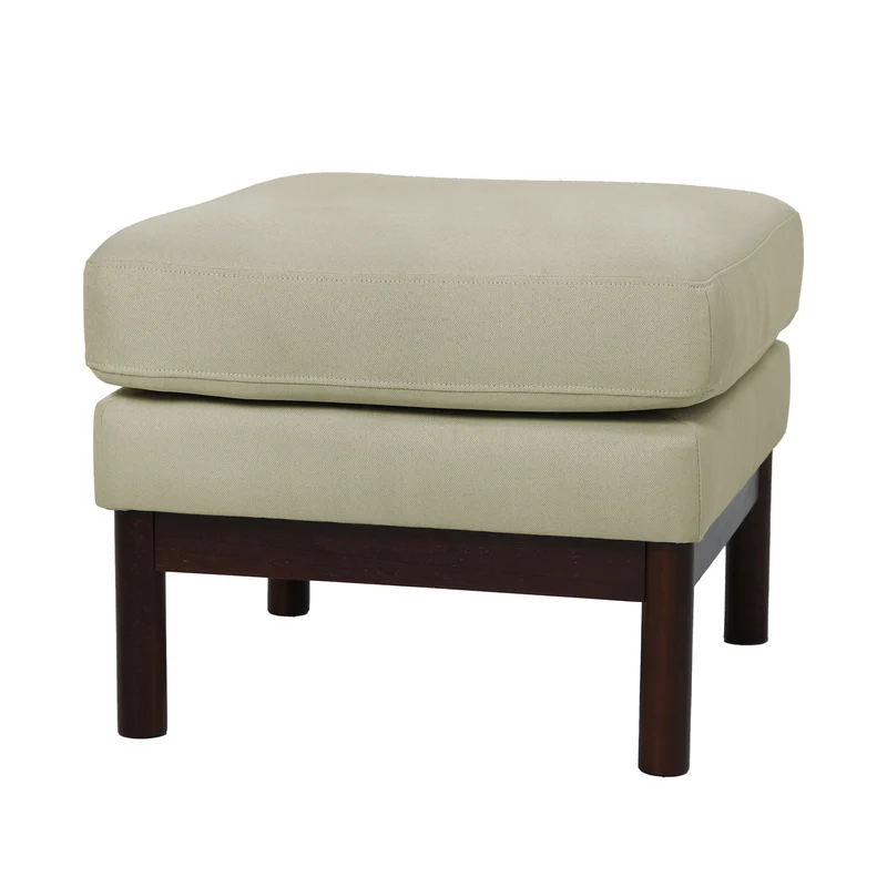 B-Ware HOLLY Hocker Weiß/Braun