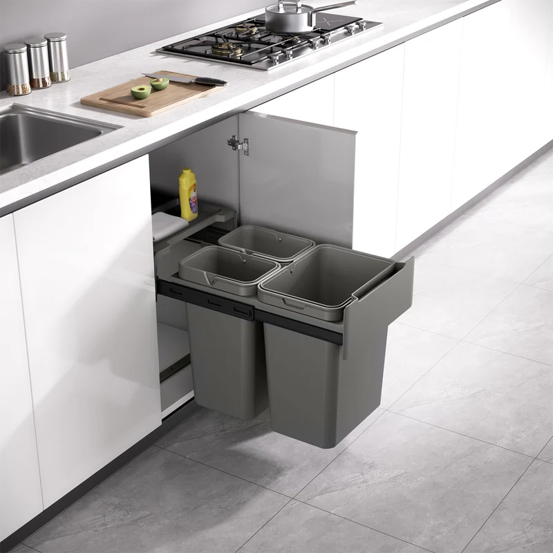 B-Ware Einbaumülleimer EMCombo40