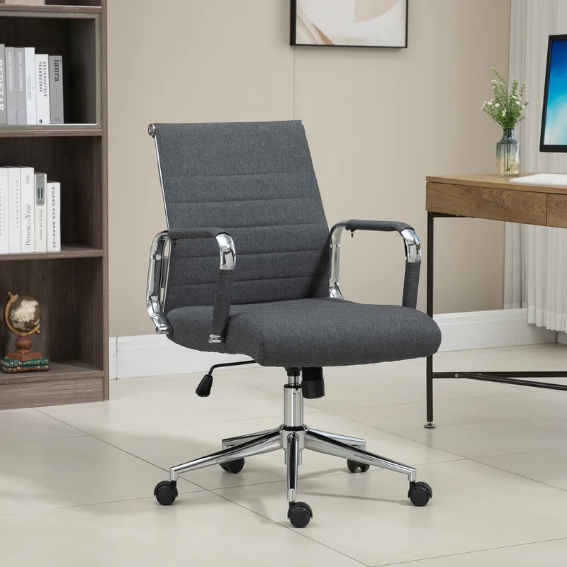 B-Ware OFFICE COMFORT LB Bürostuhl Stoff Dunkelgrau
