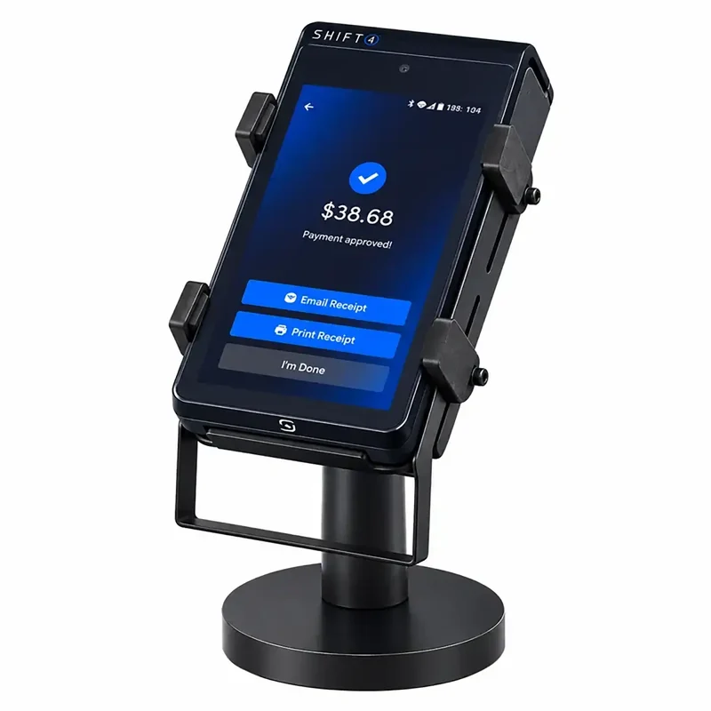 Shift4 POS-Terminalständer Metall Drehbare Halterung für die Theke