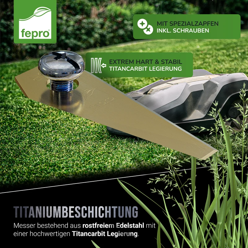 Fepro® Profi Ersatzmesser für Mähroboter