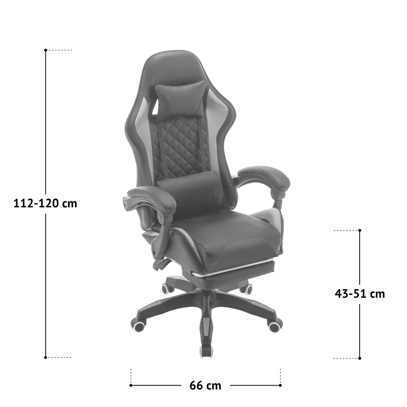 B-Ware X-Stream Gamingstuhl Schwarz/Grau