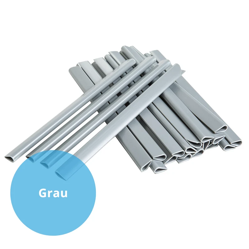 P24® Befestigungsclips für PVC-Sichtschutzstreifen, 25 Stück (Farbe wählbar)