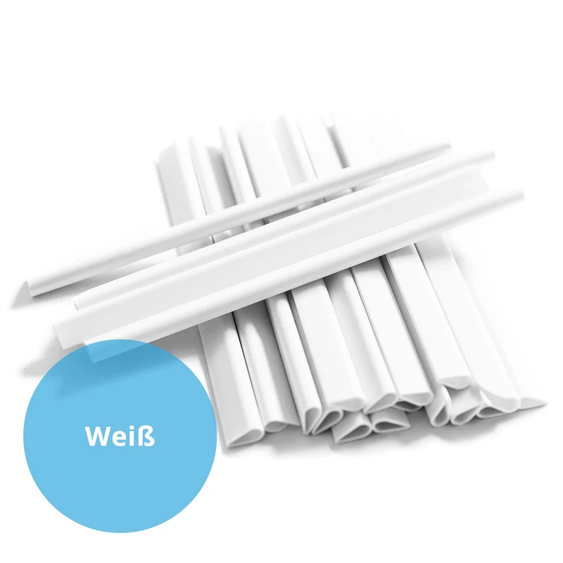 P24® Befestigungsclips für PVC-Sichtschutzstreifen, 25 Stück (Farbe wählbar)