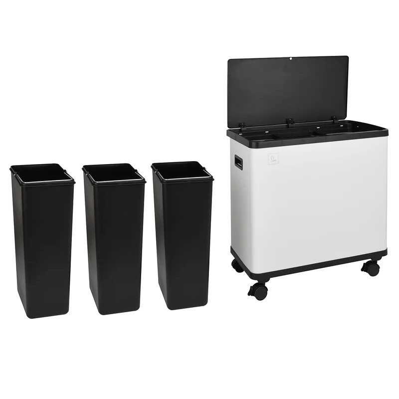 B-Ware SR3X18 Mülleimer 54L Weiß
