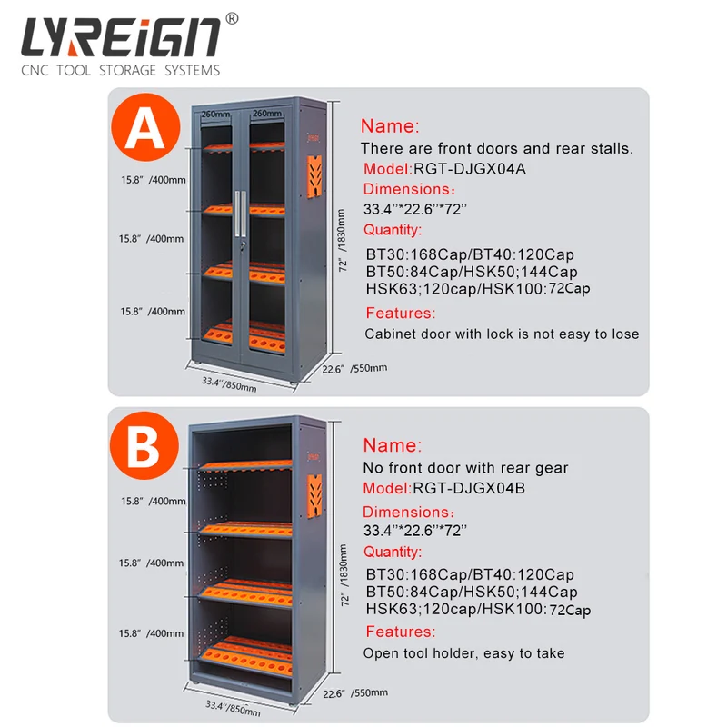 CNC-Werkzeugschrank (mit Sichtscheibe)