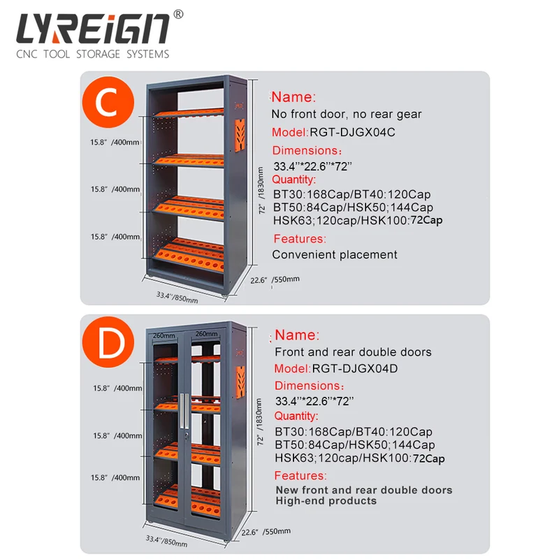 CNC-Werkzeugschrank (mit Sichtscheibe)
