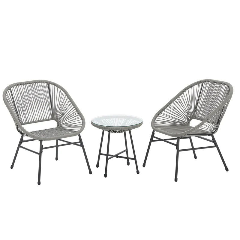 B-Ware TULUM Sitzgruppe Grau
