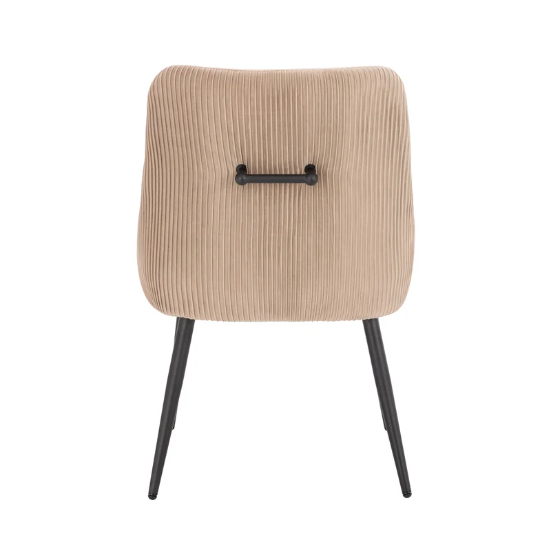 B-Ware ISABELLE 2er Set Esszimmerstühle Samt Taupe