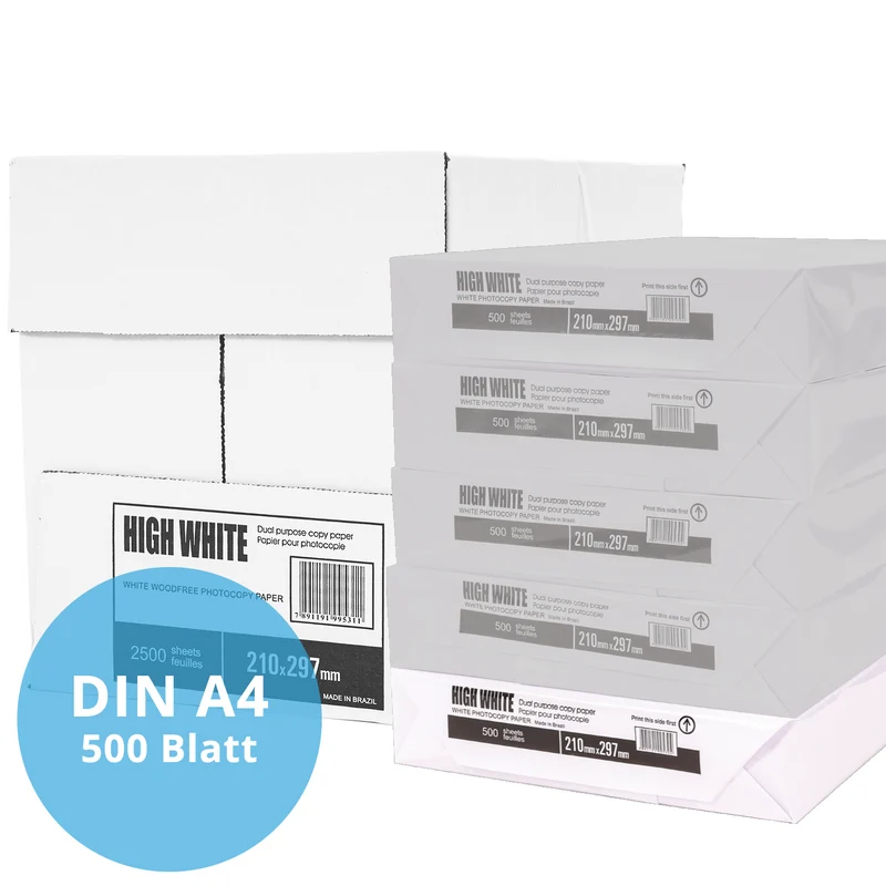 Belko® Kopierpapier Druckerpapier, DIN A4 weiß (Menge wählbar)