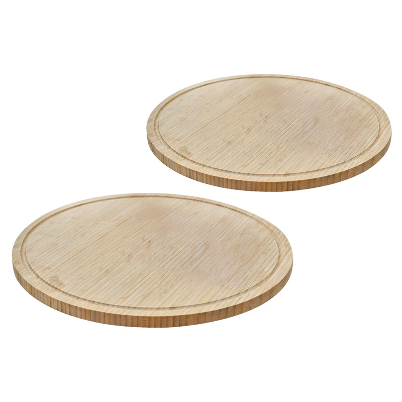 LUIGI 2er Set Tablett Bambus