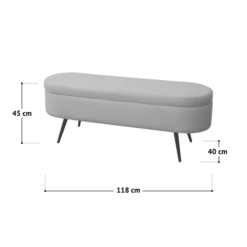 B-Ware IVY Sitzbank Weiß