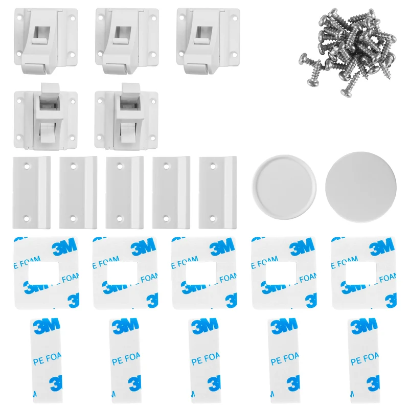 Kidimax® Unsichtbares Magnetschloss, 5 Stück
