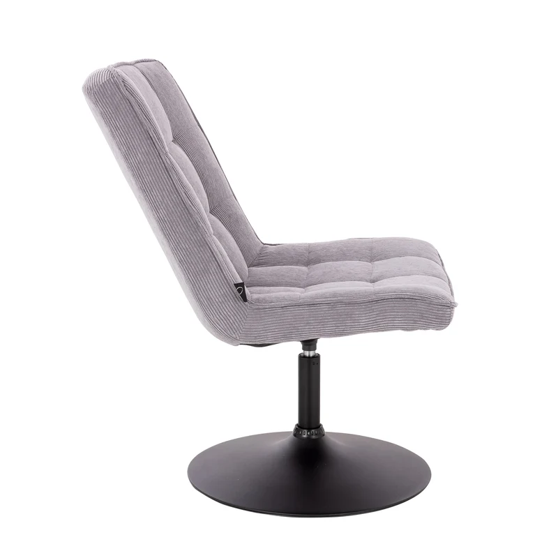 B-Ware HENRY Loungesessel Cord Grau