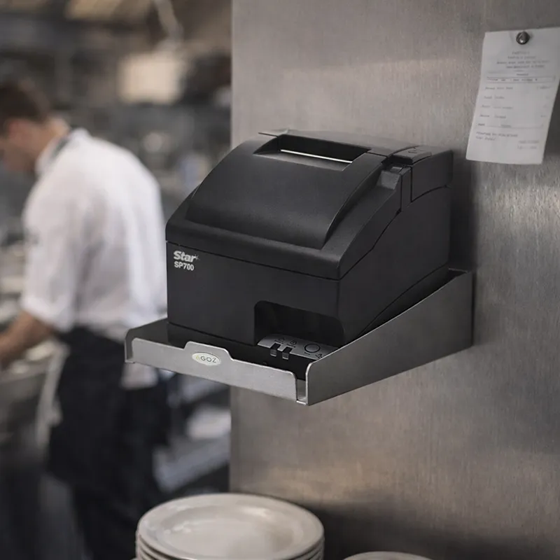 Wandregal für Star Micronics Küchenbelegdrucker