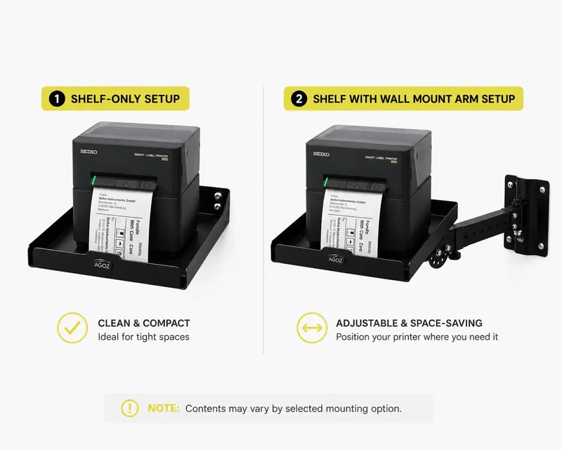 Robustes Seiko SII Etikettendrucker-Fach Lager Wandhalterung