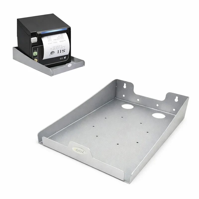Wandmontiertes Regal aus rostfreiem Stahl für Seiko SII POS-Drucker