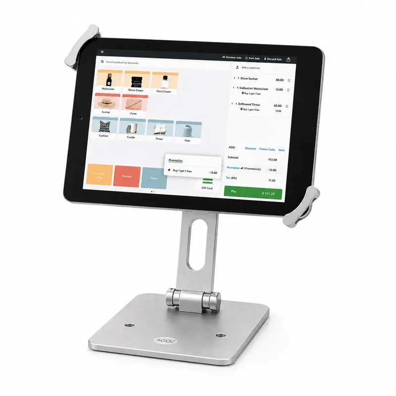 Robuster, flacher Rhino POS-Ständer und Tablet-Halterung