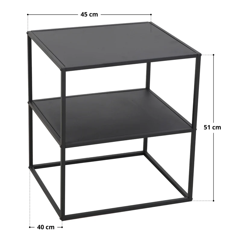 HERMI Beistelltisch Metall